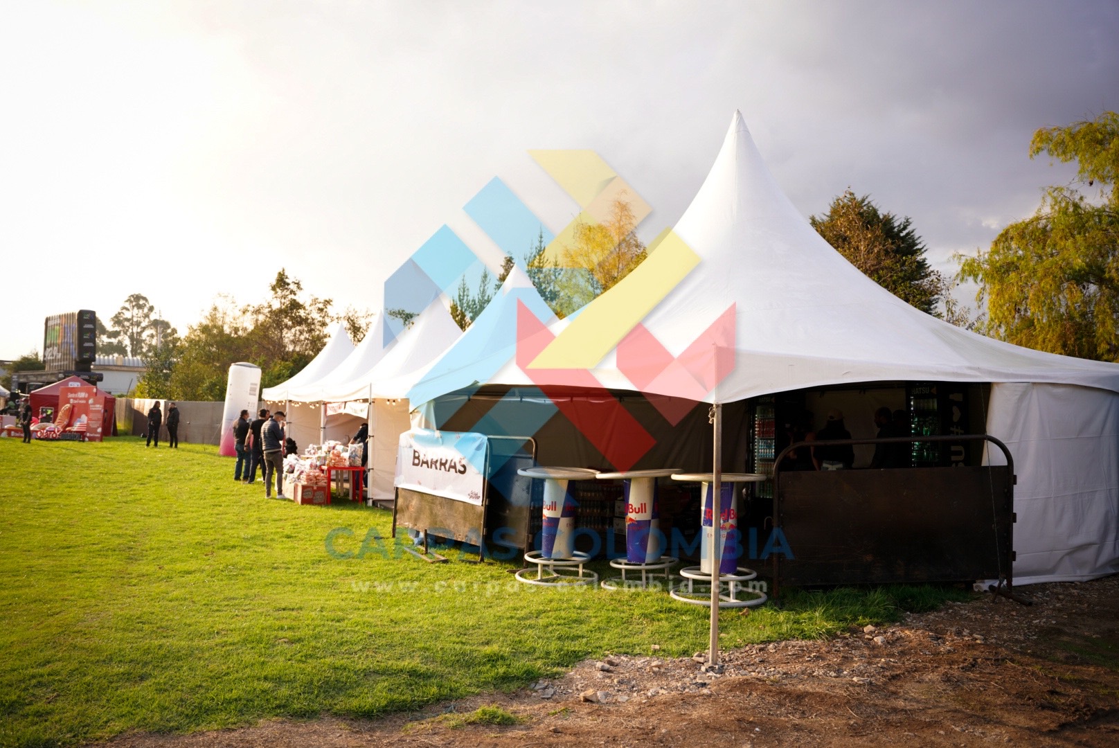 Alquiler carpas tipo pagoda